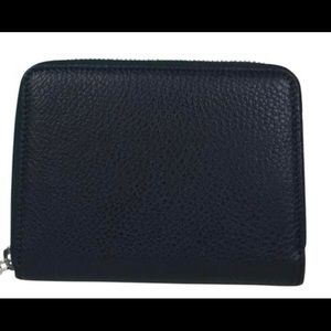 TIFFANY & co . zipped wallet black Authentic